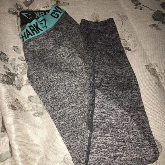 Gymshark Pants - SOLD- Gymshark flex blue grey leggings small